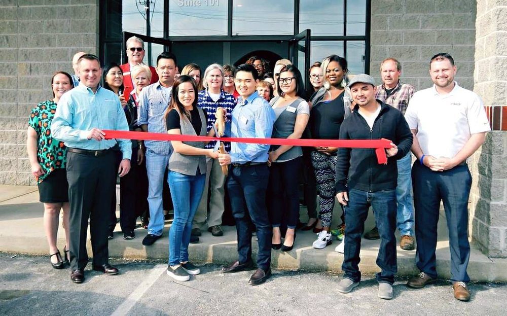 The Queen Nail Spa Southside team at their Paducah grand opening